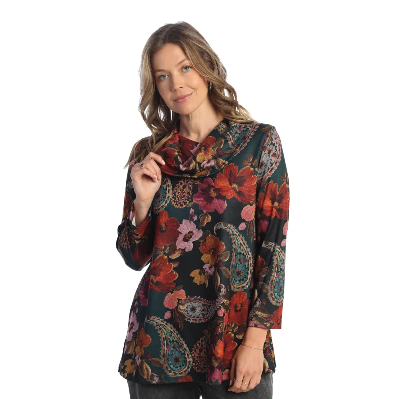 Stylish Savings “Valencia” French Brushed Knit Mock Neck Tunic - FB4-1868