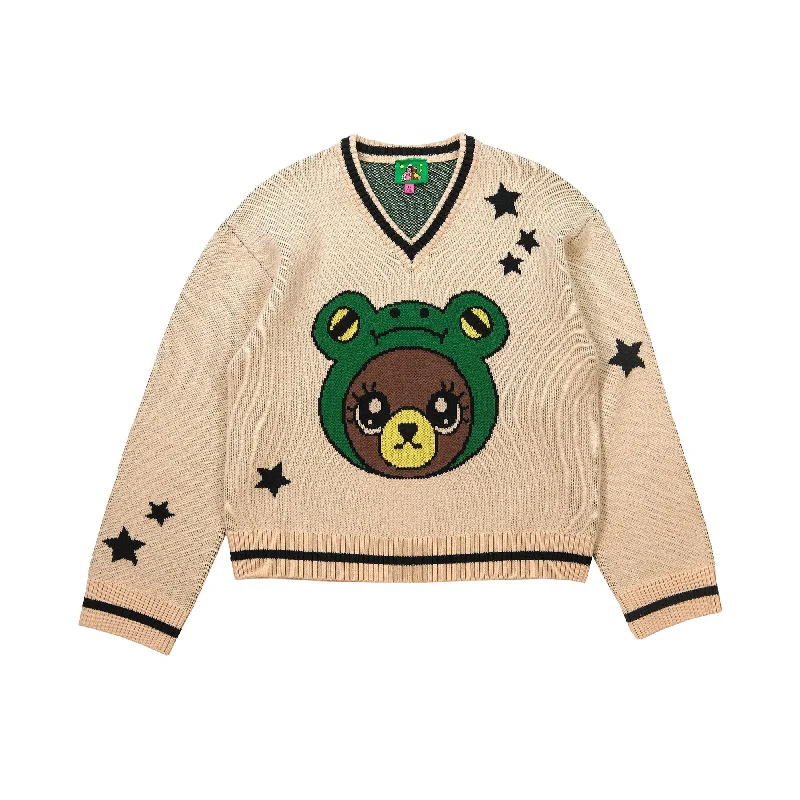 Fashion Forward Style TF x Beepy Bella Froggy Bear Sweater