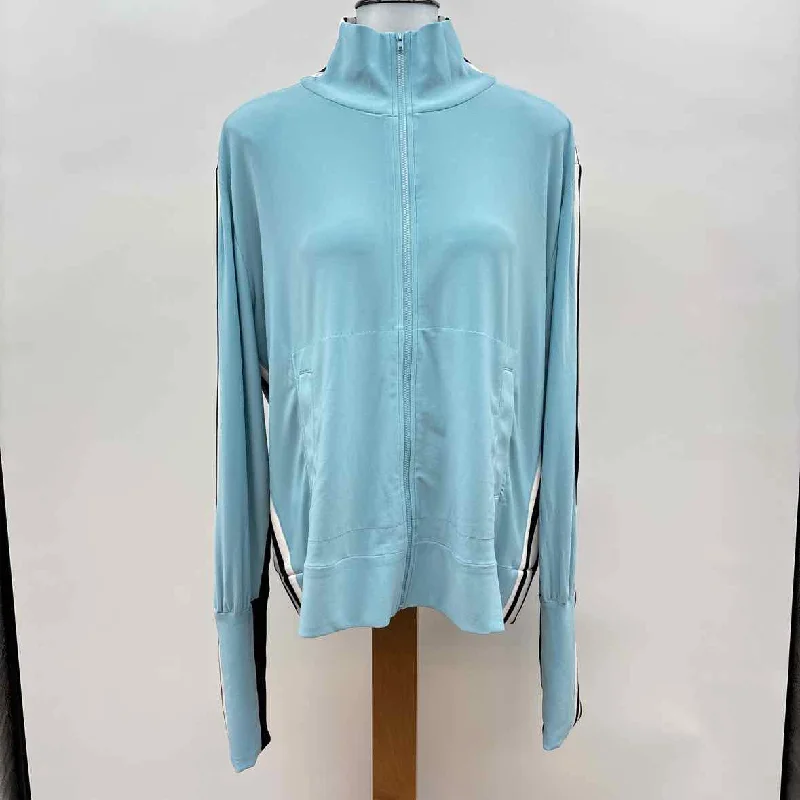 Bold Fashion Norma Kamali Women's Size XL Aqua block Jacket