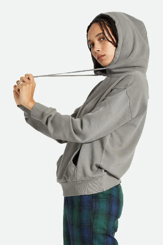 Holiday Sale Cross Loop French Terry Hoodie - Washed Black
