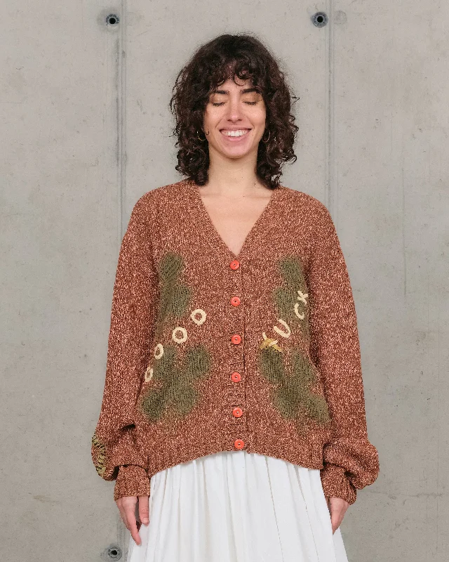 Limited Edition Twinsun Knit Cardigan - Twisted Pink Luck
