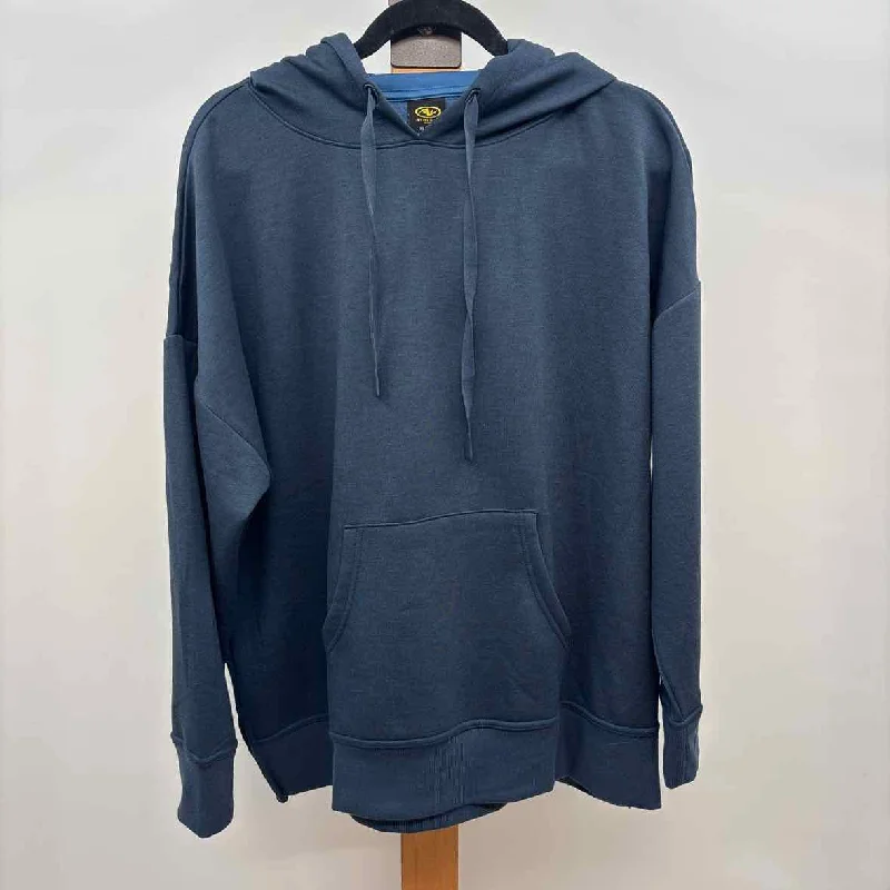 Cool Prices Athletic Women's Size XL Blue Solid Sweatshirt