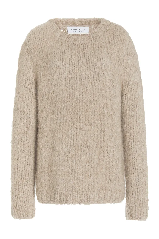 Best Seller Lawrence Knit Sweater in Oatmeal Welfat Cashmere