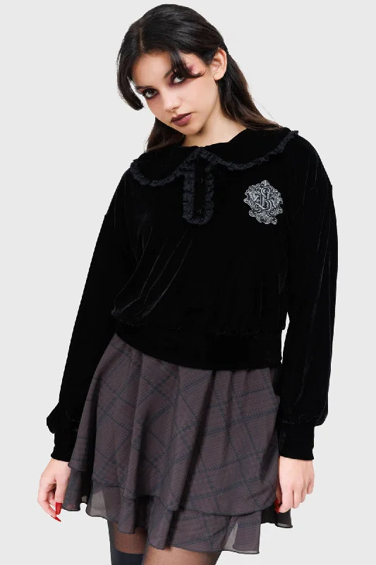 Chic Styles Darkmoor Academy Sweatshirt