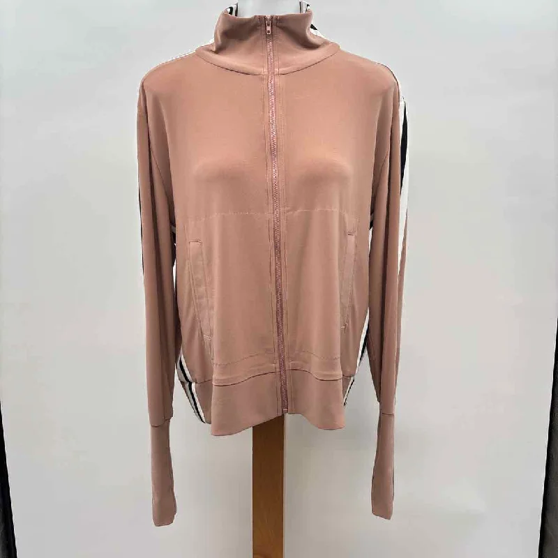 Casual Chic Norma Kamali Women's Size L Blush Stripe Jacket