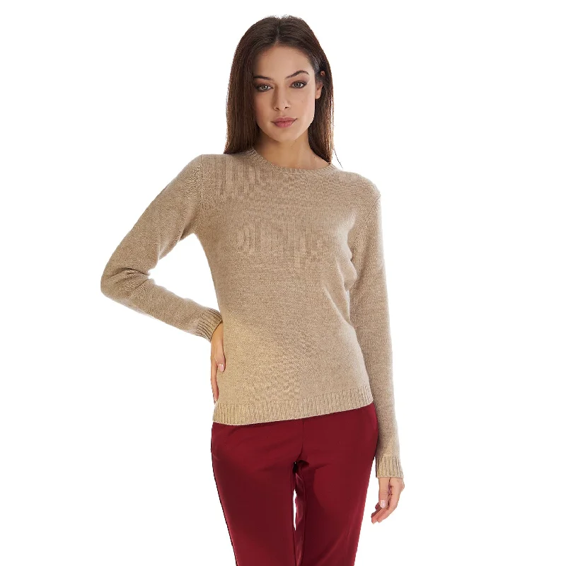 Relaxed Style BEIGE CREWNECK