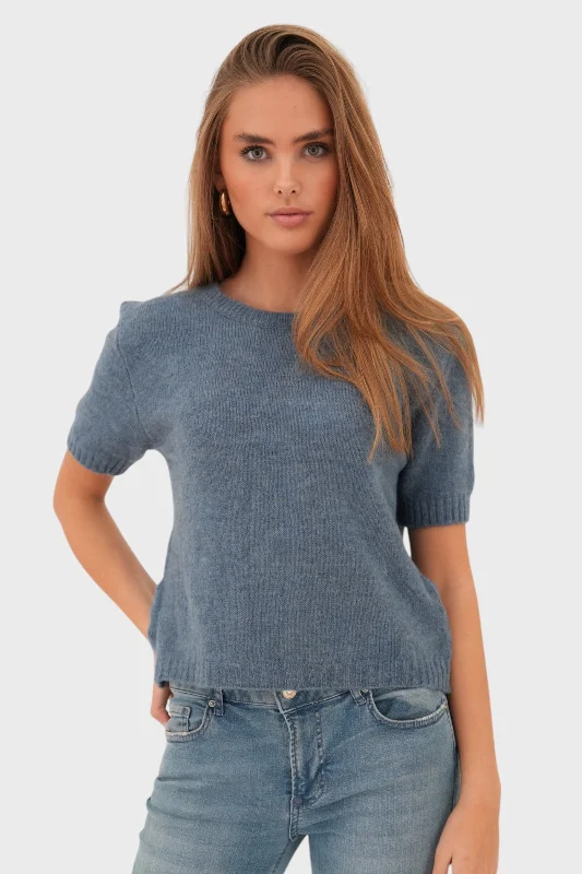 Travel Essentials "Stella" sweater blue