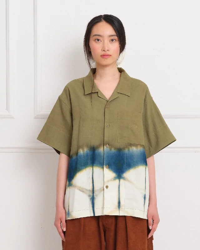Boutique Styles Greetings Shirt SS - Forest Clamp