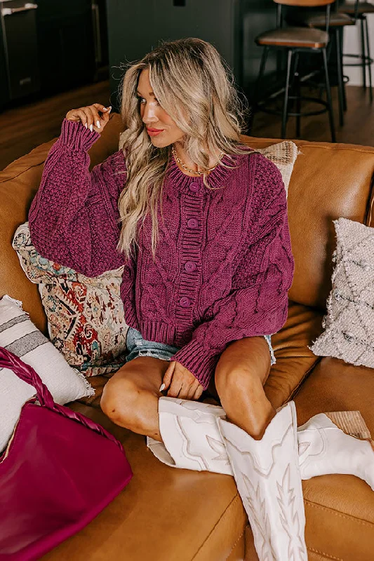 Casual Yet Stylish Separates Women's Relaxed Outfit Cozy Cabin Cable Knit Sweater