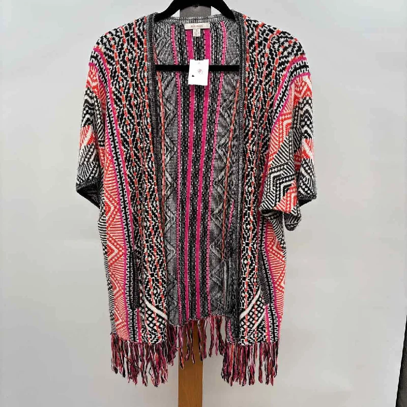 Fashion Forward Femininity Ella Moss Women's Size S Black Aztec Cardigan