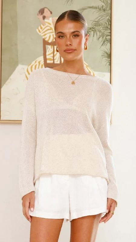 Massive Selection Sale Lakoa Knit Top - Natural