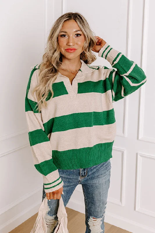 Exclusive Discount Women's Elegant Apparel Campus Stroll Stripe Sweater