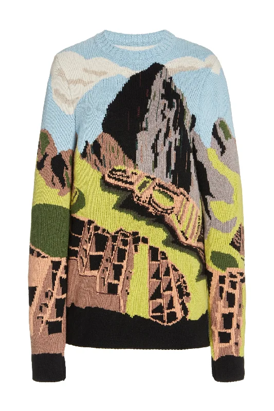 Trendsetting Threads Ines Knit Sweater in Machu Picchu Cashmere