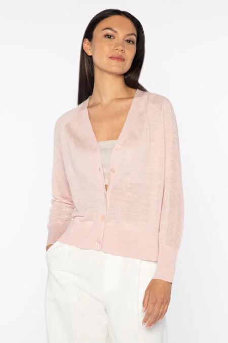 Evening Elegance Kinross Cashmere Raglan Button Cardigan