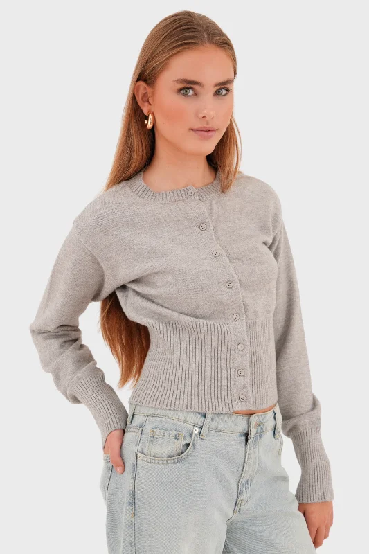 Chic Trend Collection "Mabel" vest grey