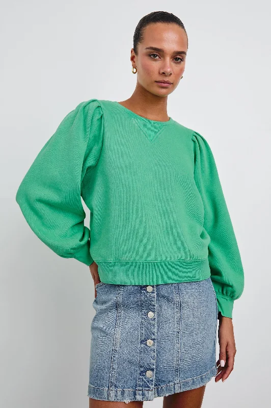 Evening Looks TIFFANY SWEATSHIRT - KELLY GREEN