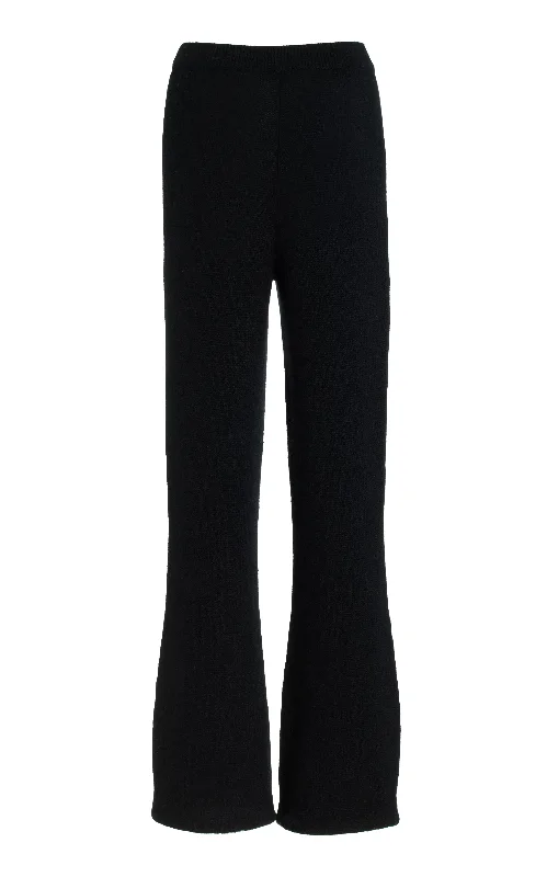 Big Savings Ornston Knit Pant in Black Cashmere