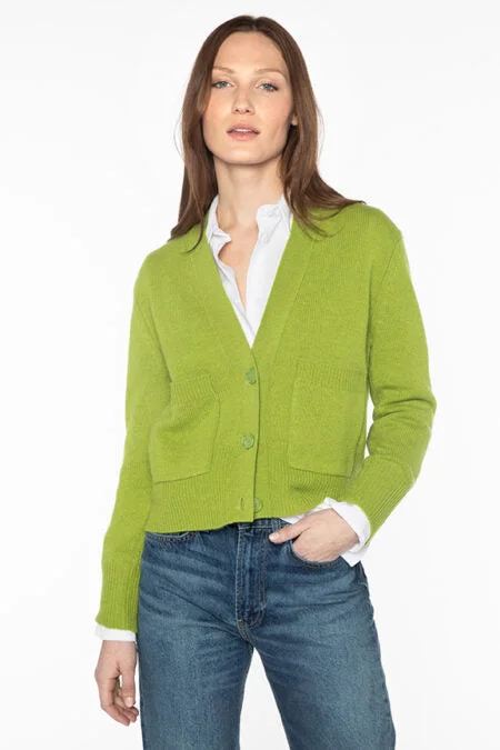 Trend Alert Kinross Cashmere Pocket Vee Cardigan