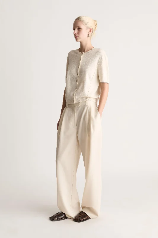 Vintage Look Cotton Cashmere SS Cardigan