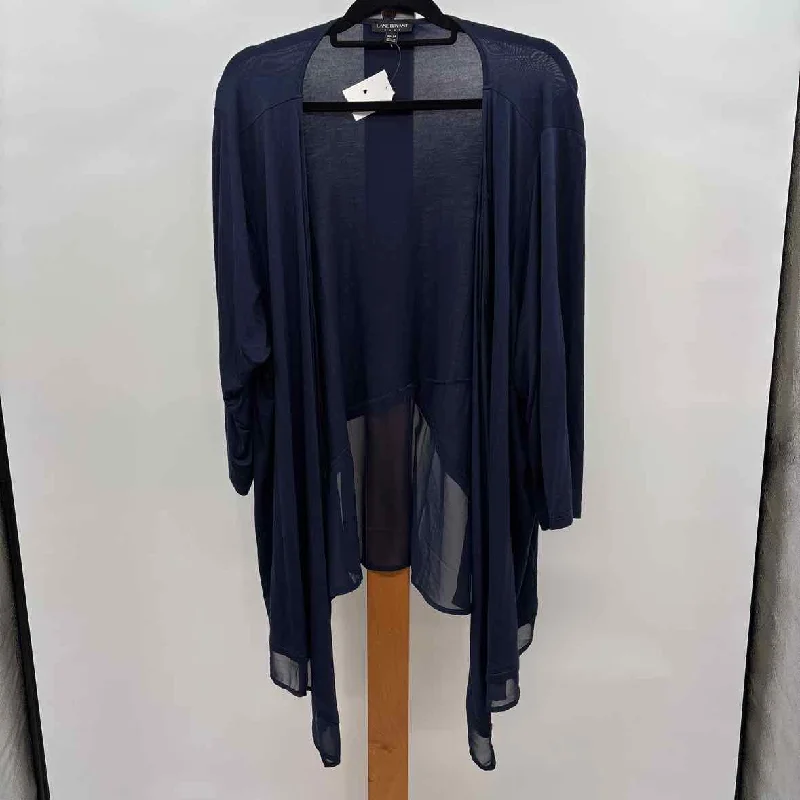 Chic Style Lane Bryant Women's Size 22/24 Navy Solid Cardigan