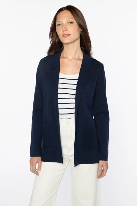 Stupidly Low Prices Kinross Cashmere Easy Notch Collar Cardigan