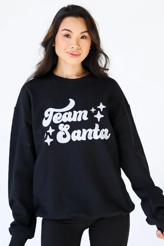Playful Elegance Team Santa Sweatshirt