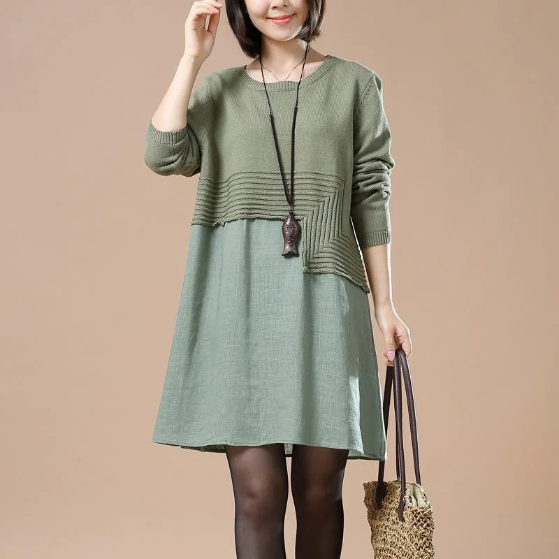 Big Savings On Rustic Countryside Styles Green new patter knit sweaters plus size knit dresses woman Big Savings On Rustic Countryside Styles Green new patter knit sweaters plus size knit dresses woman