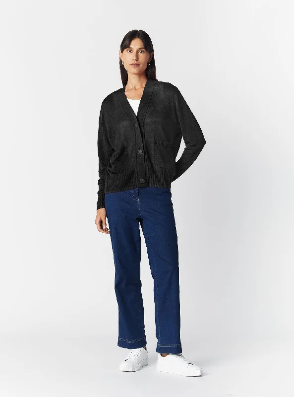 Score Big On Glamorous Red - Carpet Styles REED CARDIGAN