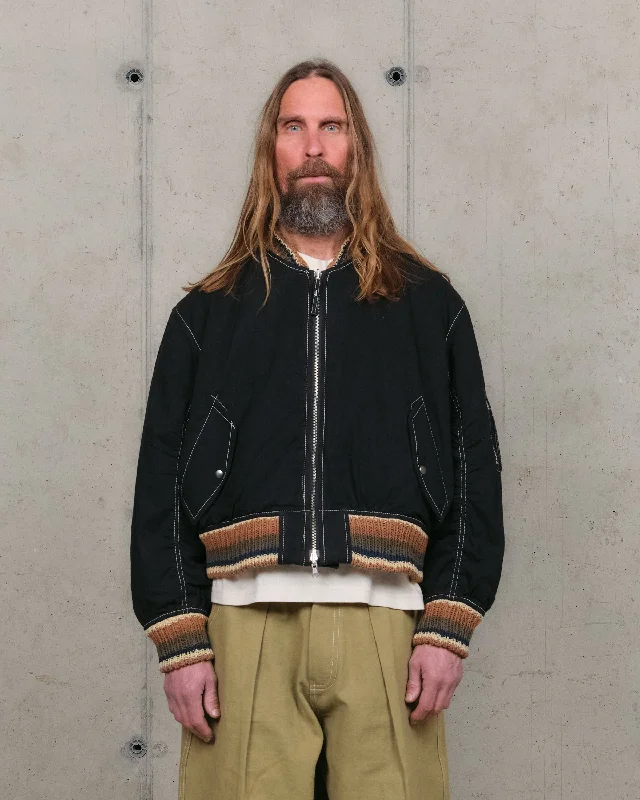 Crazy Price Slashing Seed Bomber - Black Wonky-Wear