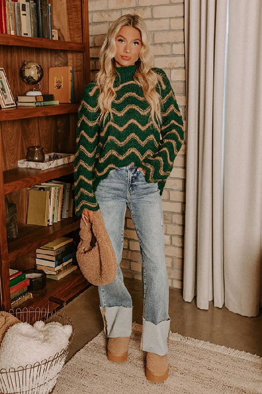 Trendy Women's Collection Women's Office Clothing Hot Cider Sippin Pointelle Knit Sweater