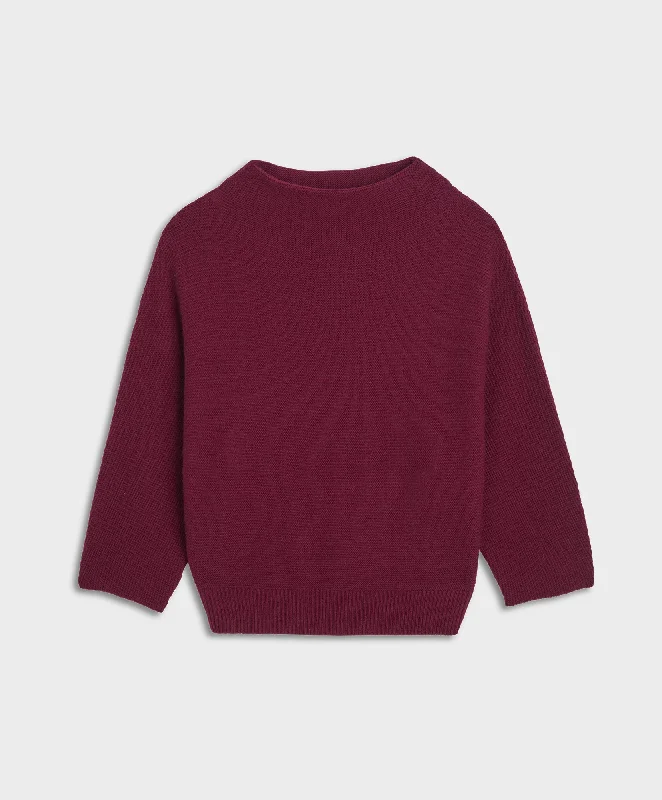 Trend Forward Threads Funnel Neck Sweater