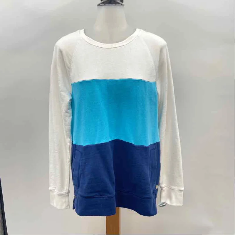 Versatile Style Wardrobe Lilly Pulitzer Women's Size M White Stripe Sweatshirt