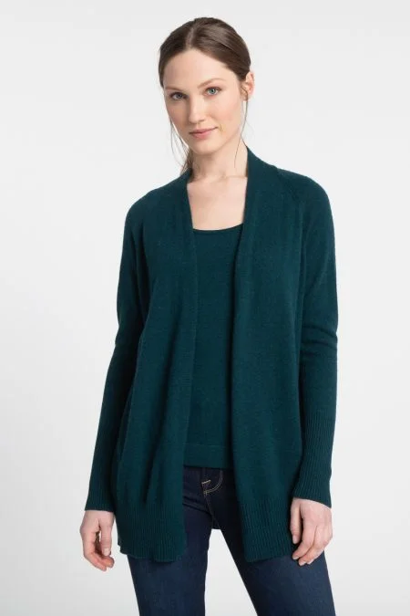 Vintage Style Clothing Sale Kinross Cashmere Rib Detail Cardigan