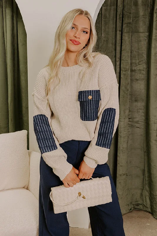 Chic And Trendy Women's Urban Clothing Coffee Aroma Knit Sweater