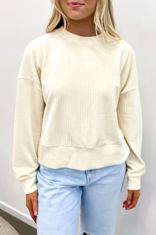 Premium Style Women's Evening Outfit Orla Jumper Vintage White