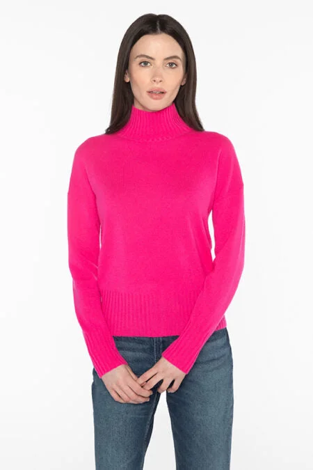Flash Sale Starts Kinross Cashmere Rib Funnel Pullover