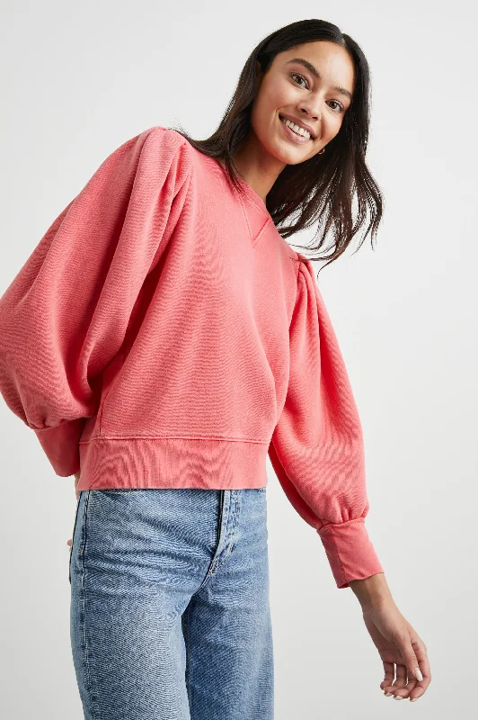 Polished Finish TIFFANY SWEATSHIRT - CHERRY