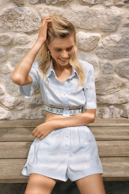 Quick Grab Deals Harling Logo Crop Top