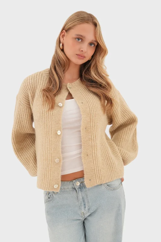 Fashion Forward Femininity "Darling" vest beige
