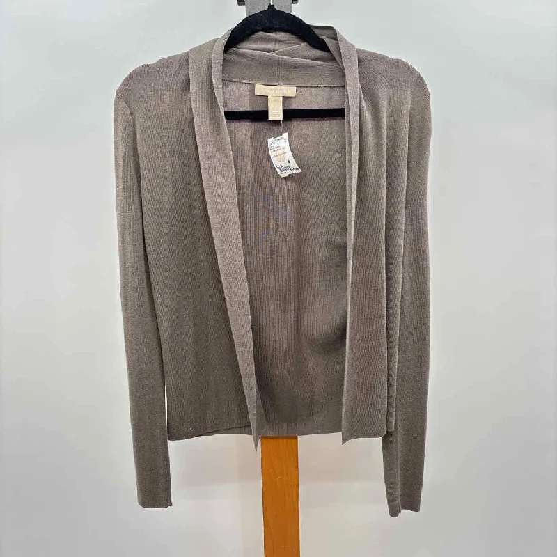 Relaxed Style Banana Republic Women's Size S Brown Solid Cardigan