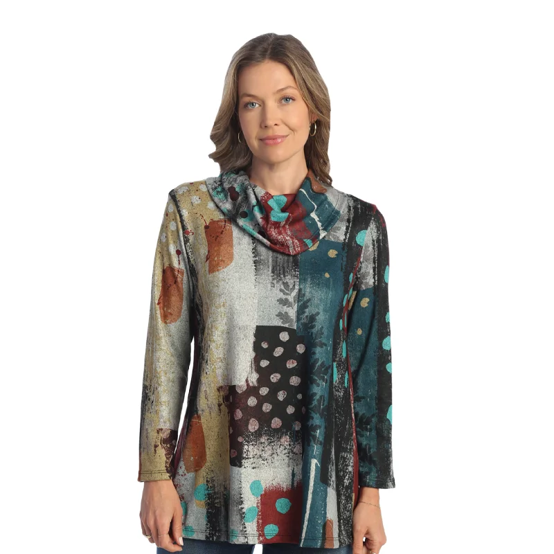 Everyday Wear “Tundra” French Brushed Knit Mock Neck Tunic - FB4-1851