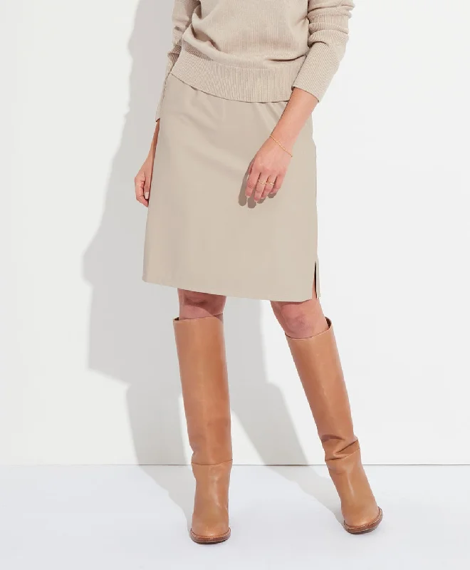 Snag Fabulous Fashion Bargains Vegan Leather Aline Skirt