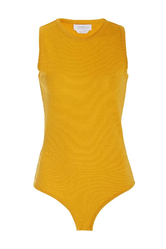 Fashion Sale Vath Knit Body in Golden Birch Merino Wool