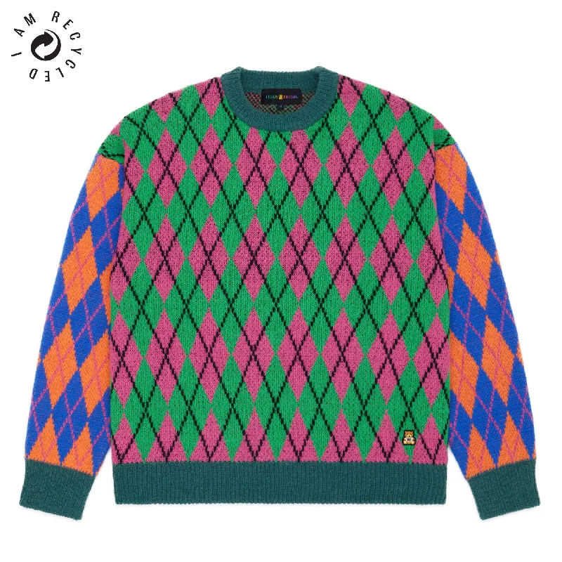 Limited Time Offers Argyle Block Sweater