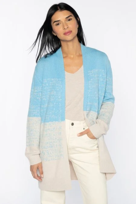 Chic And Trendy Kinross Cashmere Ombre Cardigan