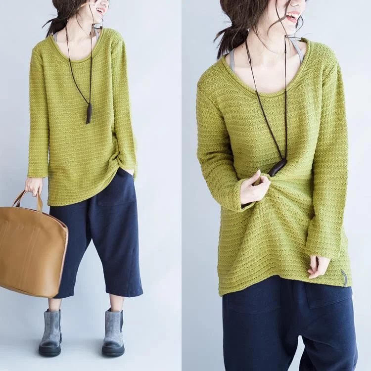 Style Your Wardrobe Green cotton knit sweaters oversized cozy sweater top long sleeve cotton knitwear Style Your Wardrobe Green cotton knit sweaters oversized cozy sweater top long sleeve cotton knitwear