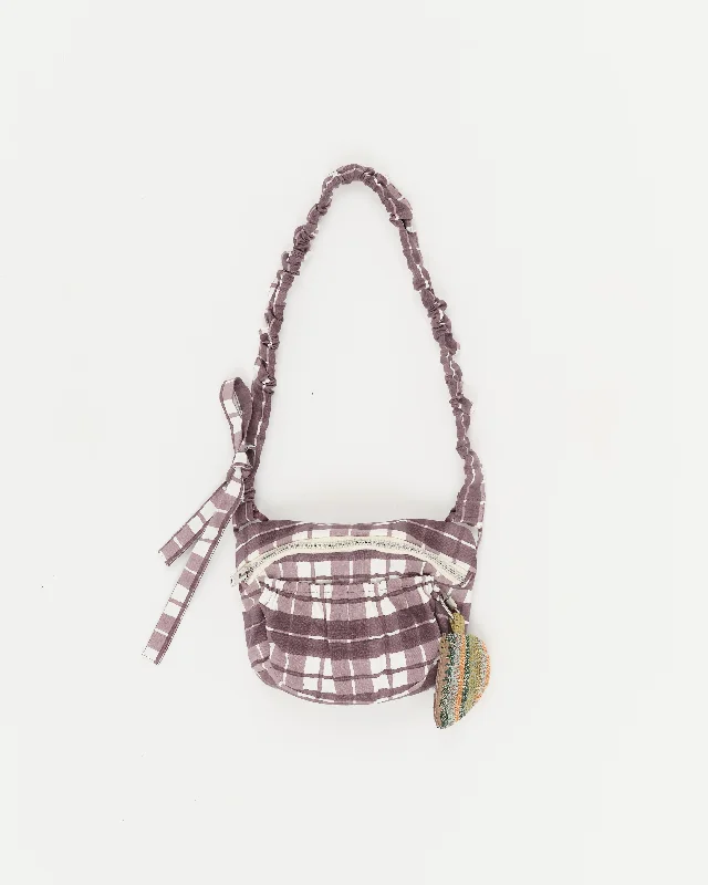 Huge Markdowns Small Waistpack Port-All - Purple Check