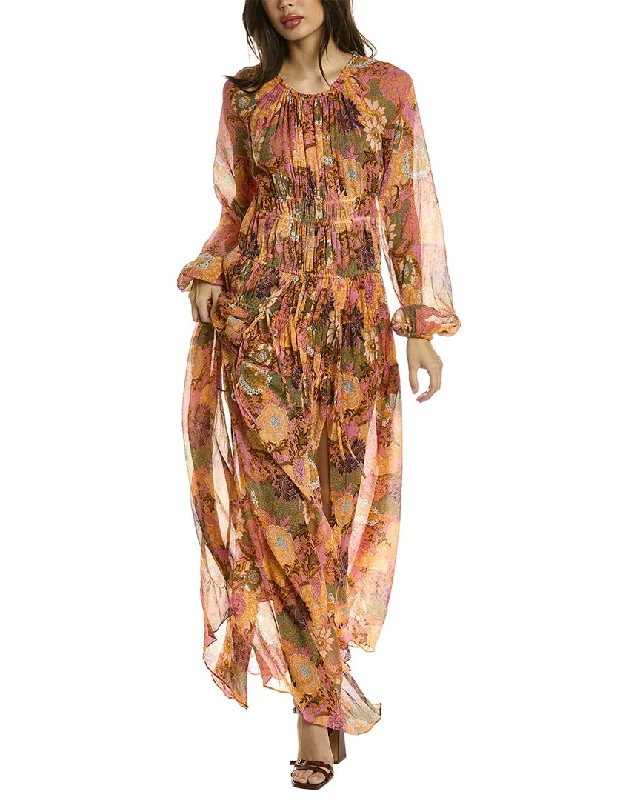 Soft Textures A.L.C. Valentina Silk Maxi Dress