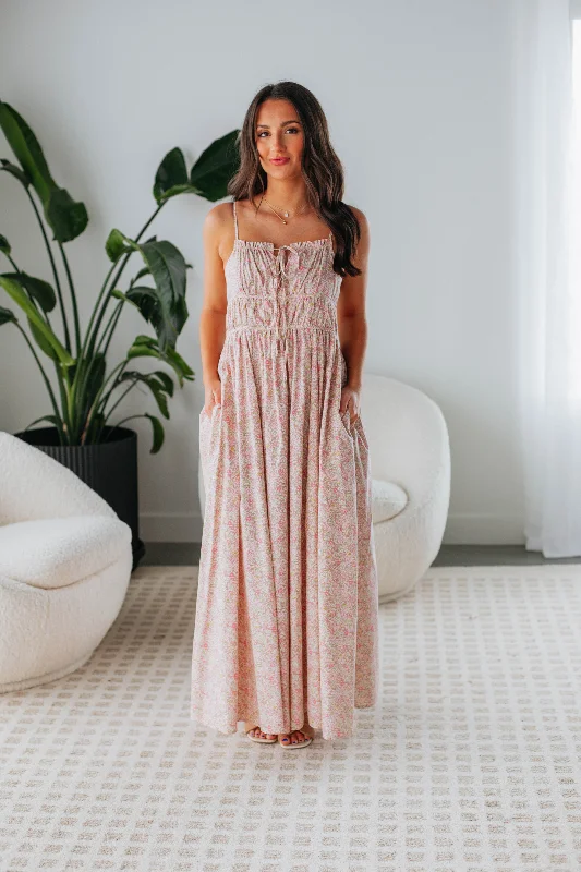 Daily Essentials Alleah Maxi Dress - Peony