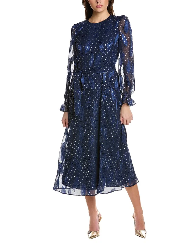Elegant Clothing Anne Klein Printed Midi Dress